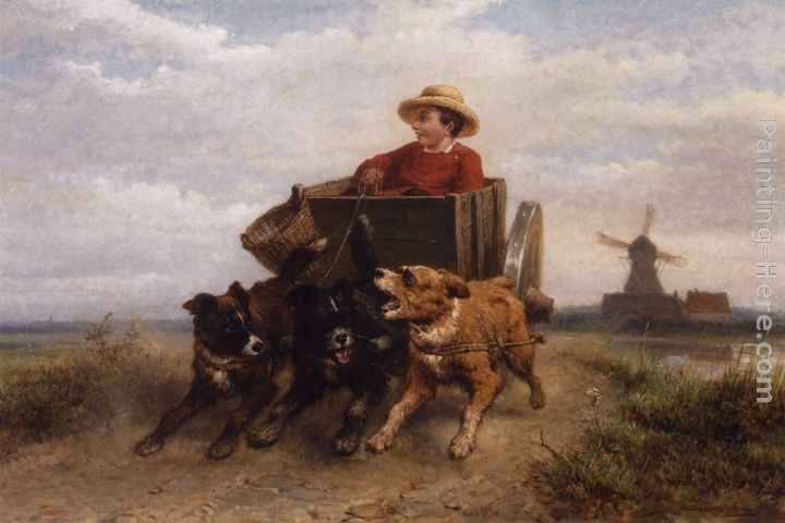 Henriette Ronner-Knip The Afternoon Ride